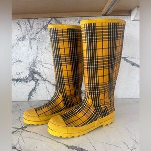 J. Crew | Plaid Wellies | Rain Boots